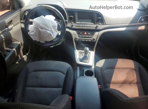 KMHD84LF6HU251154 2017 HYUNDAI ELANTRA Charcoal Вид панелі приладів