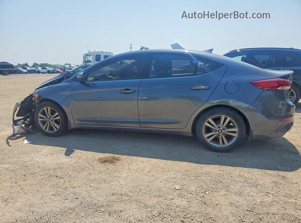 KMHD84LF6HU251154 2017 HYUNDAI ELANTRA Charcoal Задня ліва чверть