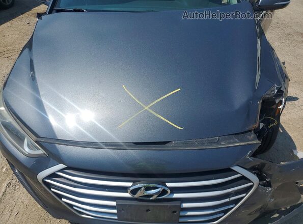 KMHD84LF6HU251154 2017 HYUNDAI ELANTRA Charcoal Вид задньої частини салону