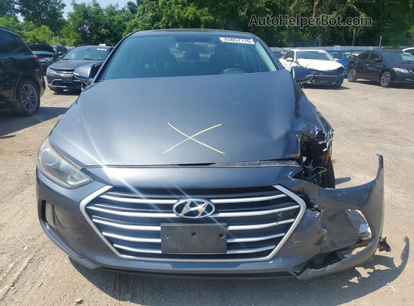 KMHD84LF6HU251154 2017 HYUNDAI ELANTRA Charcoal Вид спереду