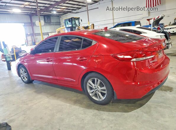 KMHD84LF6HU261148 2017 HYUNDAI ELANTRA Красный Задняя левая четверть