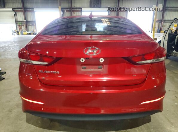 KMHD84LF6HU261148 2017 HYUNDAI ELANTRA Красный Вид сзади