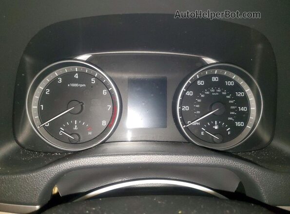 KMHD84LF6HU261148 2017 HYUNDAI ELANTRA Красный Вид щитка приборов