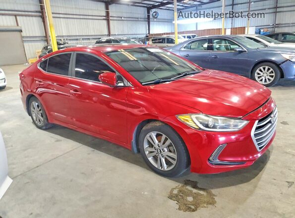 KMHD84LF6HU261148 2017 HYUNDAI ELANTRA Красный Передняя правая четверть