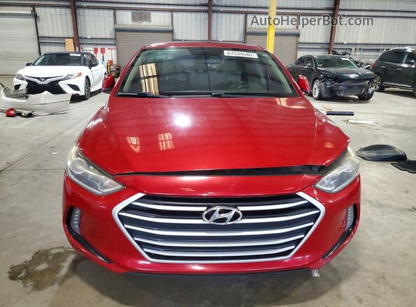 KMHD84LF6HU261148 2017 HYUNDAI ELANTRA Красный Вид спереди