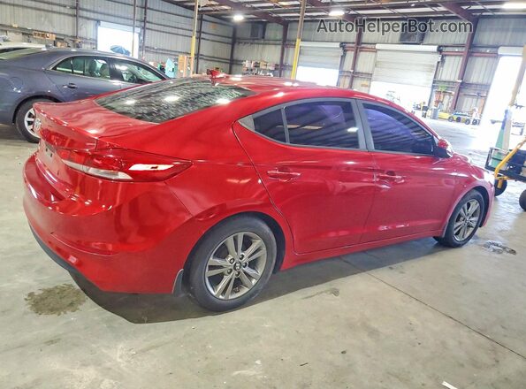 KMHD84LF6HU261148 2017 HYUNDAI ELANTRA Красный Задняя правая четверть