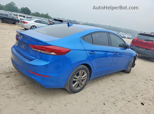 KMHD84LF6HU429192 2017 HYUNDAI ELANTRA Blue Trasero derecho