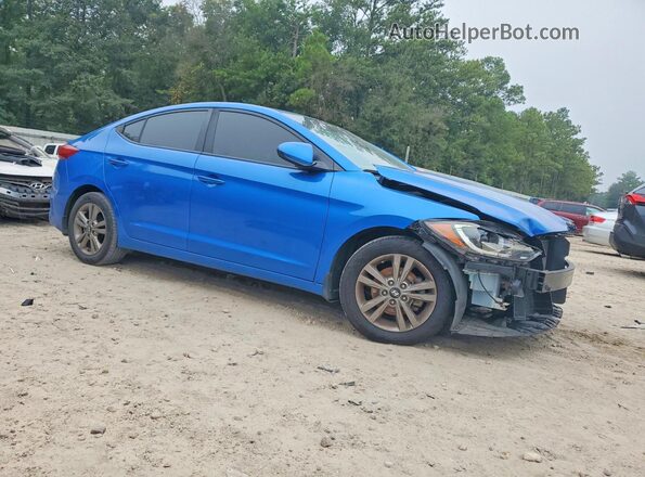 KMHD84LF6HU429192 2017 HYUNDAI ELANTRA Blue Delantero derecho