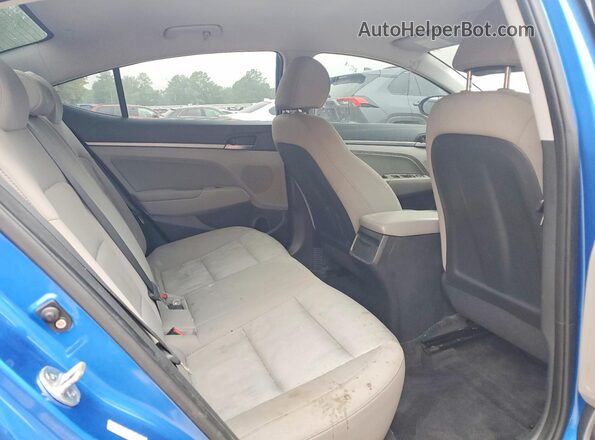 KMHD84LF6HU429192 2017 HYUNDAI ELANTRA Blue Vista de los asientos traseros