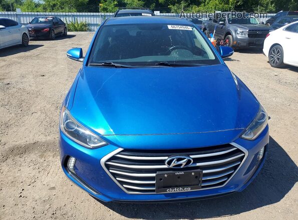 KMHD84LF6JU692661 2018 HYUNDAI ELANTRA Синий Вид спереди