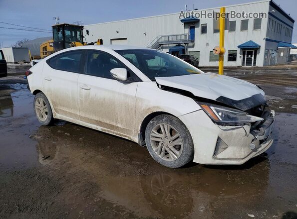KMHD84LF6KU756070 2019 HYUNDAI ELANTRA White Առջևի աջ