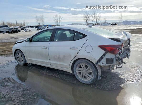 KMHD84LF6KU756070 2019 HYUNDAI ELANTRA White Հետևի ձախ