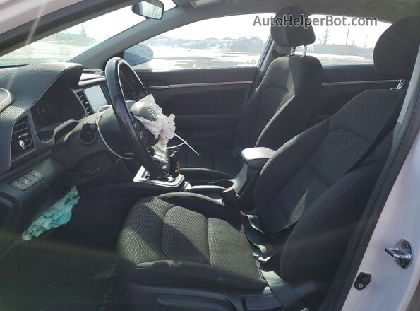 KMHD84LF6KU756070 2019 HYUNDAI ELANTRA White Սալոնի դիմացի տեսք