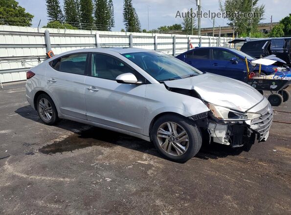 KMHD84LF6KU831012 2019 HYUNDAI ELANTRA Silver Передня права чверть