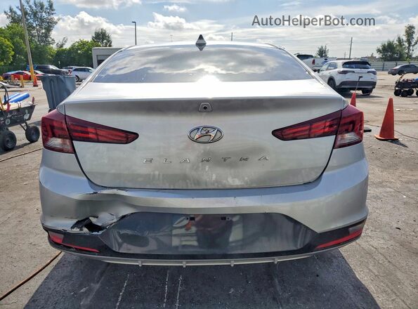 KMHD84LF6KU831012 2019 HYUNDAI ELANTRA Silver Вид ззаду