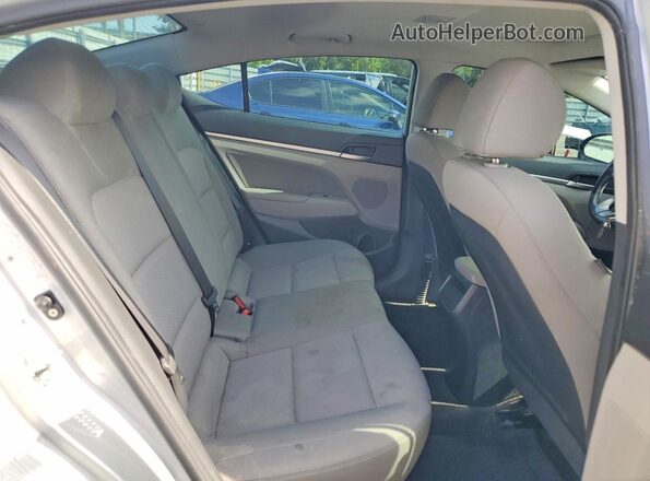 KMHD84LF6KU831012 2019 HYUNDAI ELANTRA Silver Вид задніх сидінь