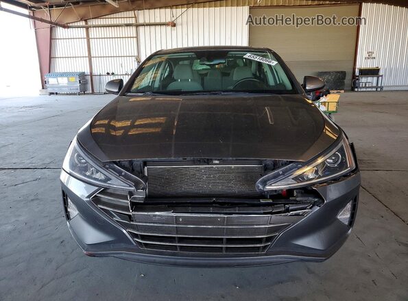 KMHD84LF6KU858761 2019 HYUNDAI ELANTRA Серый Вид спереди