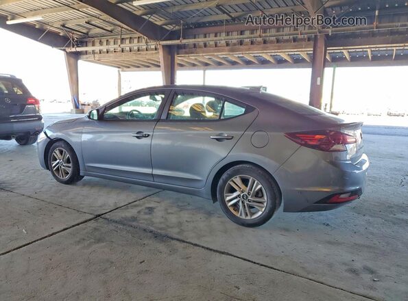 KMHD84LF6KU858761 2019 HYUNDAI ELANTRA Серый Задняя левая четверть