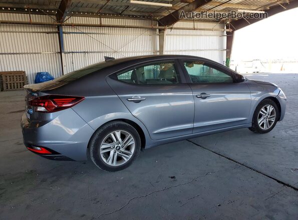 KMHD84LF6KU858761 2019 HYUNDAI ELANTRA Серый Задняя правая четверть