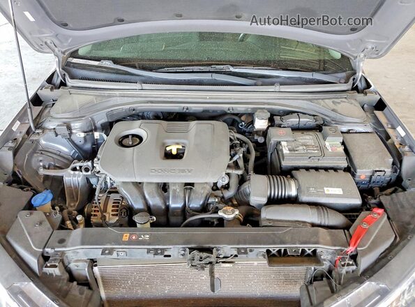 KMHD84LF6KU858761 2019 HYUNDAI ELANTRA Серый Вид задней части салона