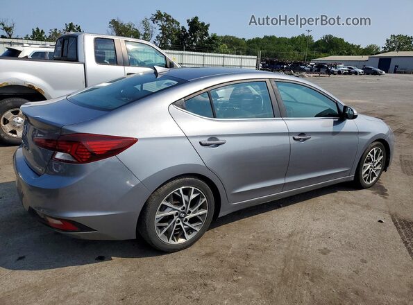 KMHD84LF6KU883675 2019 HYUNDAI ELANTRA Gray Rear right