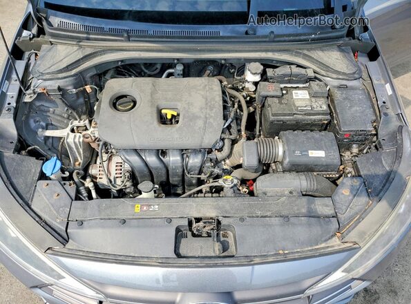 KMHD84LF6KU883675 2019 HYUNDAI ELANTRA Gray Rear interior view