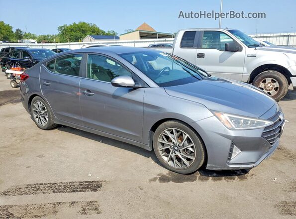 KMHD84LF6KU883675 2019 HYUNDAI ELANTRA Gray Front right