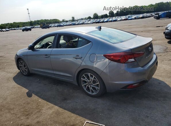 KMHD84LF6KU883675 2019 HYUNDAI ELANTRA Gray Rear left
