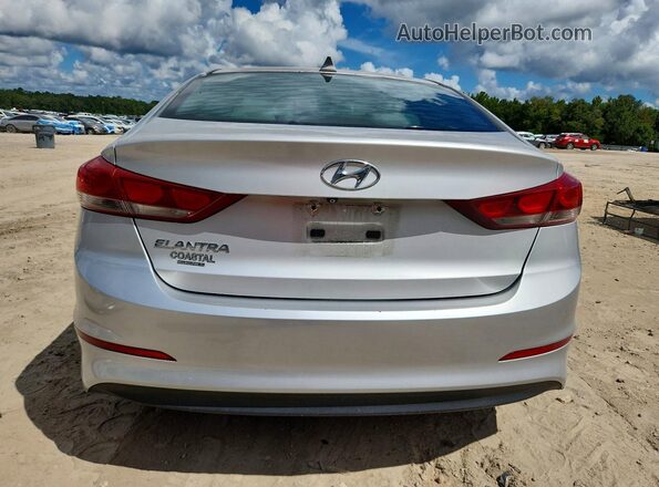 KMHD84LF7HU059869 2017 HYUNDAI ELANTRA Серебряный Вид сзади