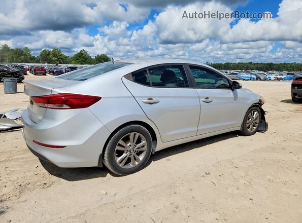 KMHD84LF7HU059869 2017 HYUNDAI ELANTRA Серебряный Задняя правая четверть