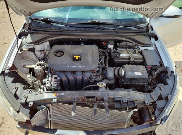 KMHD84LF7HU059869 2017 HYUNDAI ELANTRA Серебряный Вид задней части салона