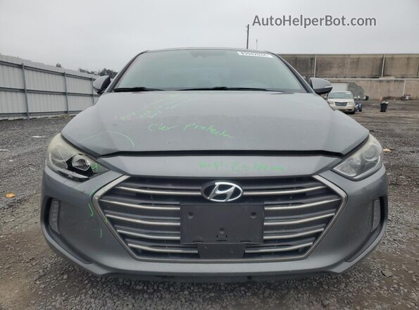 KMHD84LF7HU067146 2017 HYUNDAI ELANTRA Gray Widok z przodu