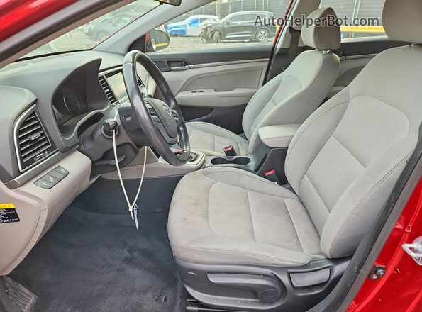 KMHD84LF7HU106043 2017 HYUNDAI ELANTRA Red Սալոնի դիմացի տեսք