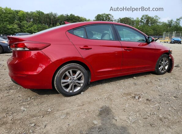 KMHD84LF7HU106043 2017 HYUNDAI ELANTRA Red Հետևի աջ