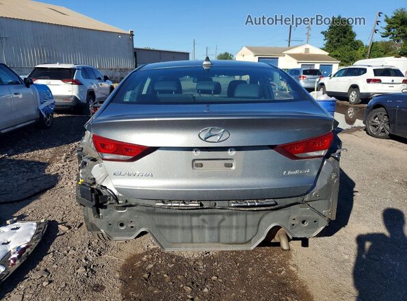 KMHD84LF7HU283126 2017 HYUNDAI ELANTRA Silver Հետևի տեսք