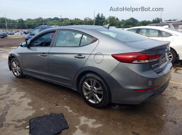 KMHD84LF7JU606953 2018 HYUNDAI ELANTRA Gray Rear left