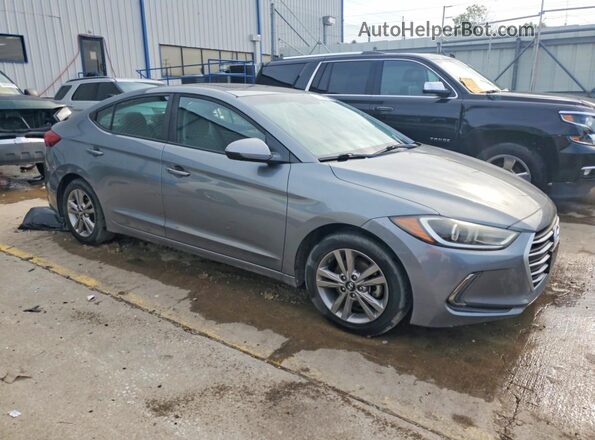 KMHD84LF7JU606953 2018 HYUNDAI ELANTRA Gray Front right