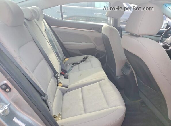 KMHD84LF7JU606953 2018 HYUNDAI ELANTRA Gray Rear seats view