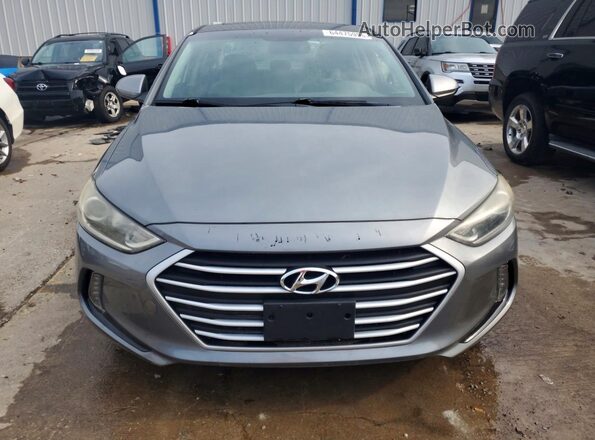 KMHD84LF7JU606953 2018 HYUNDAI ELANTRA Gray Front view