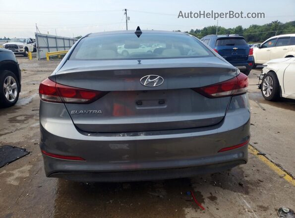 KMHD84LF7JU606953 2018 HYUNDAI ELANTRA Gray Rear view