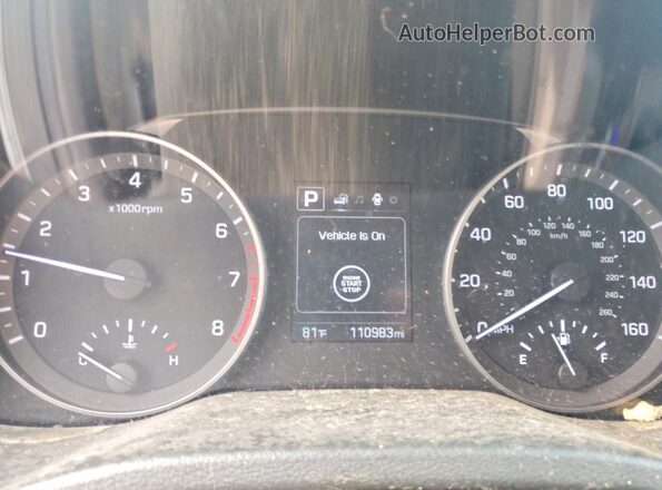 KMHD84LF7JU606953 2018 HYUNDAI ELANTRA Gray Instrument cluster view