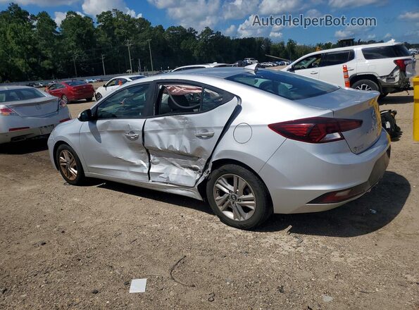 KMHD84LF7KU746423 2019 HYUNDAI ELANTRA Silver Trasero izquierdo