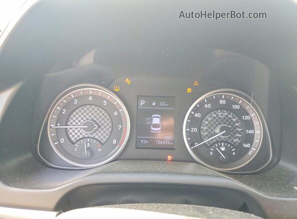KMHD84LF7KU746423 2019 HYUNDAI ELANTRA Silver Vista del cuadro de instrumentos