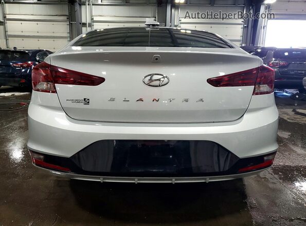 KMHD84LF7KU773220 2019 HYUNDAI ELANTRA Silver Rear view