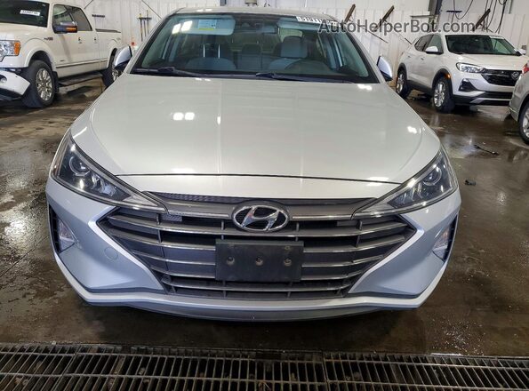 KMHD84LF7KU773220 2019 HYUNDAI ELANTRA Silver Front view