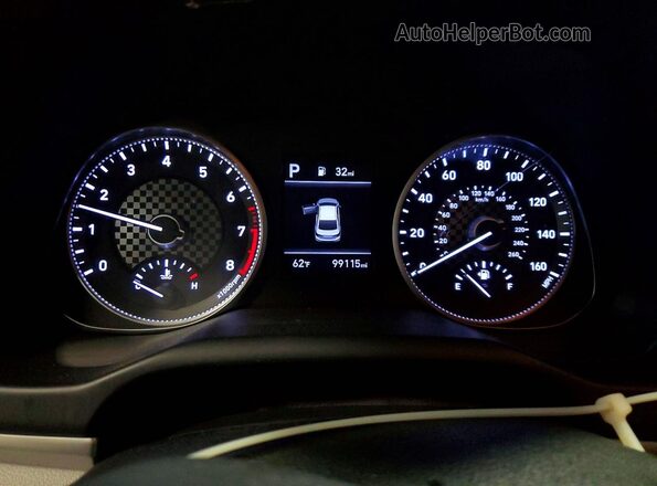 KMHD84LF7KU773220 2019 HYUNDAI ELANTRA Silver Instrument cluster view