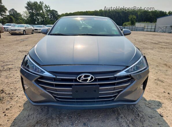 KMHD84LF7KU779728 2019 HYUNDAI ELANTRA Gray Դիմացի տեսք