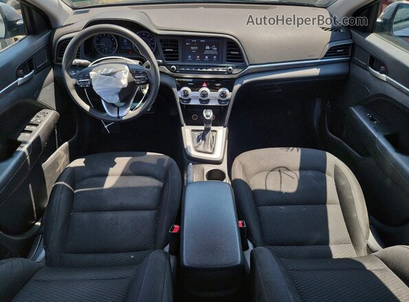 KMHD84LF7KU779728 2019 HYUNDAI ELANTRA Gray Առջևի վահանակի տեսք