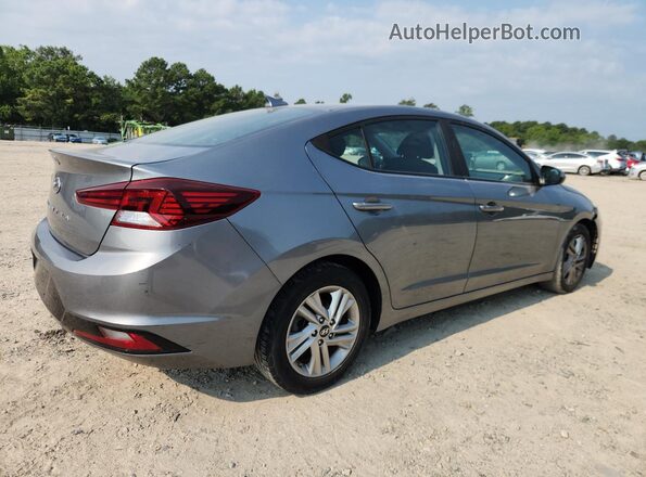 KMHD84LF7KU779728 2019 HYUNDAI ELANTRA Gray VIN կոդի պիտակի տեսք
