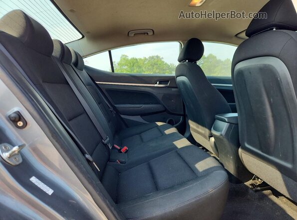 KMHD84LF7KU779728 2019 HYUNDAI ELANTRA Gray Հետևի նստատեղերի տեսք